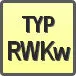 Piktogram - Typ: RWKw